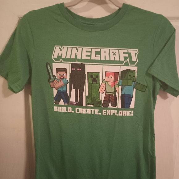 New Child's Minecraft Tshirt - Picture 1 of 3